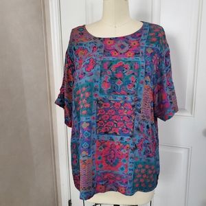 VINTAGE KAREN KANE Rayon T-Shirt